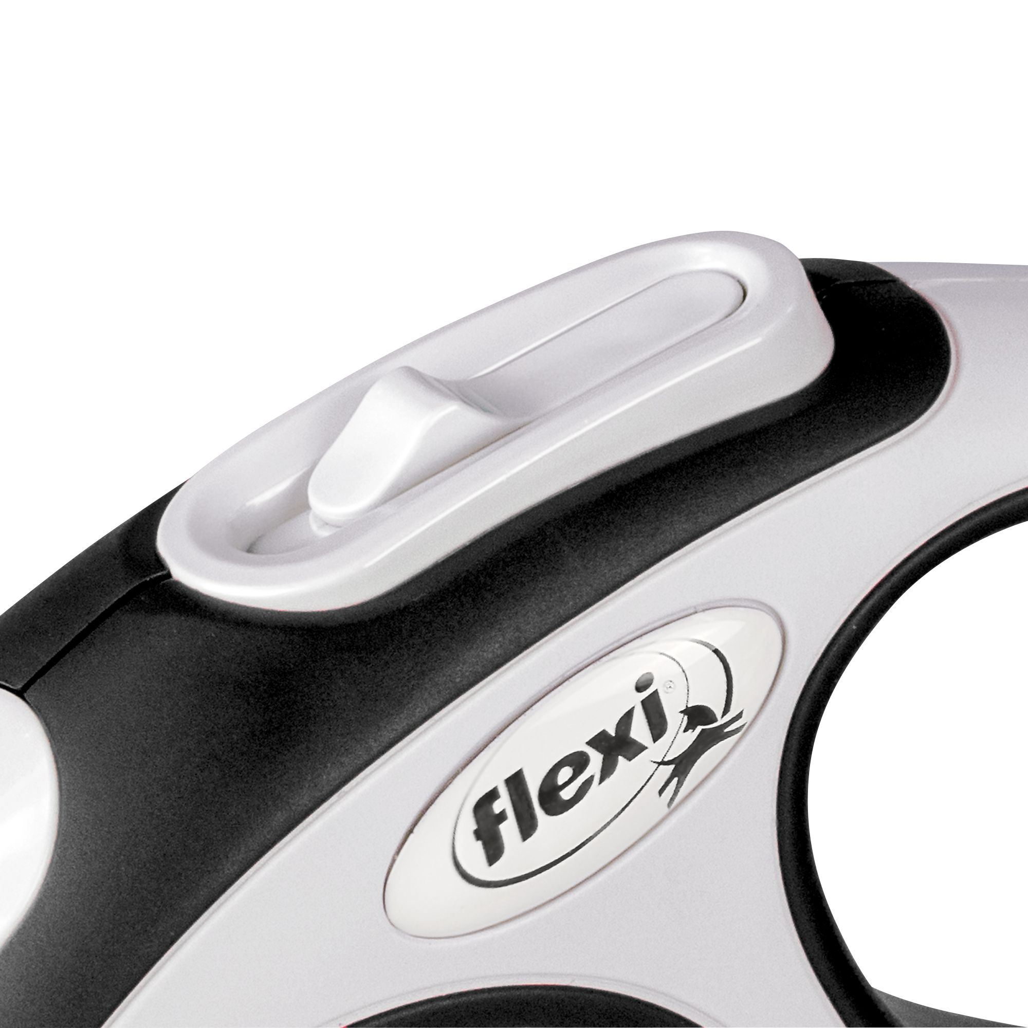 Flexi New Comfort automatinis juostinis pavadėlis, L/8 m, juodas -  3