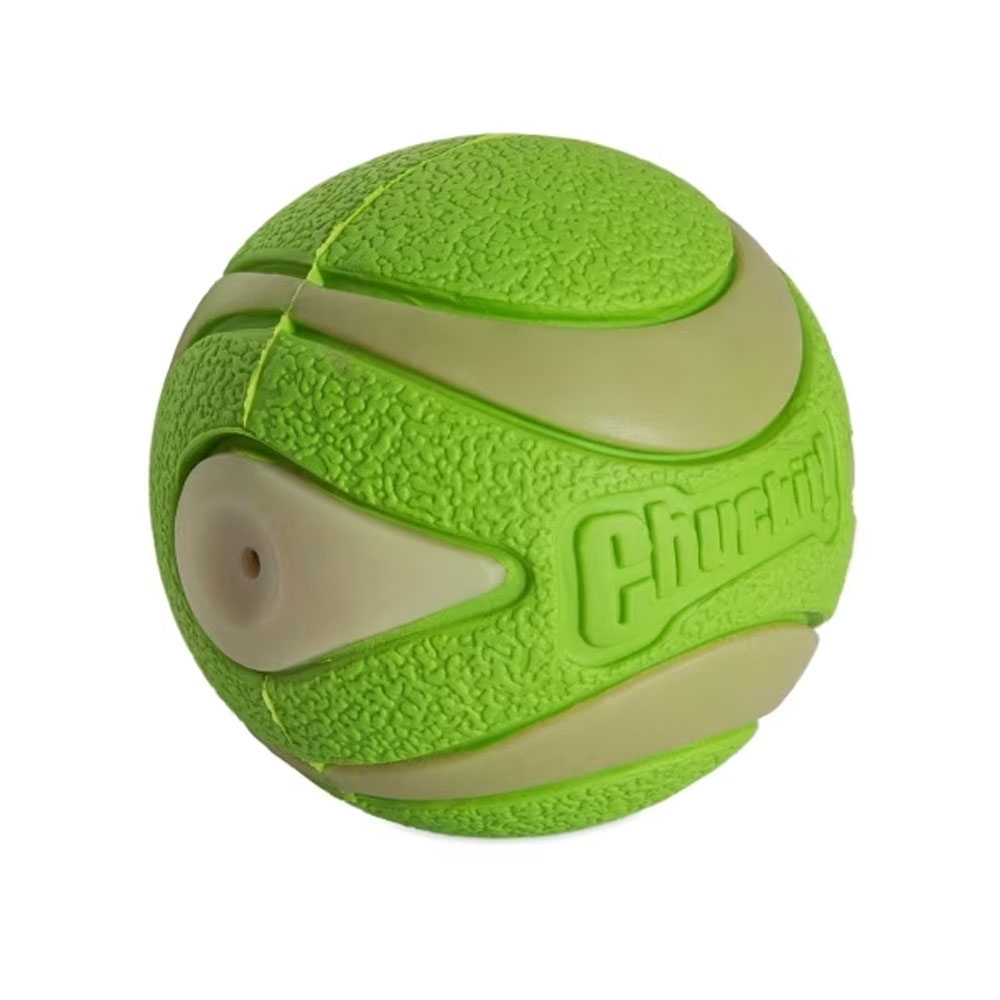 Chuckit Max Glow Ultra tamsoje šviečiantis kamuoliukas, 6,5 cm -  3