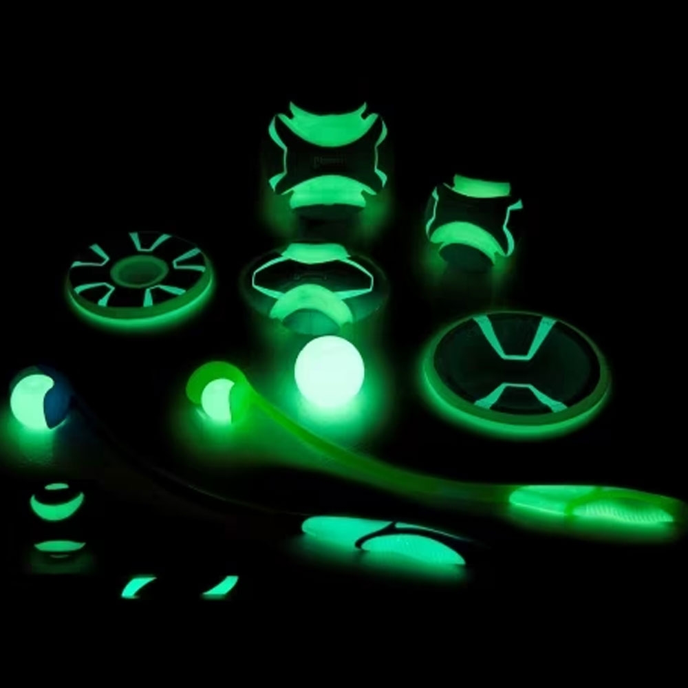 Chuckit Max Glow Ultra tamsoje šviečiantis kamuoliukas, 6,5 cm -  5