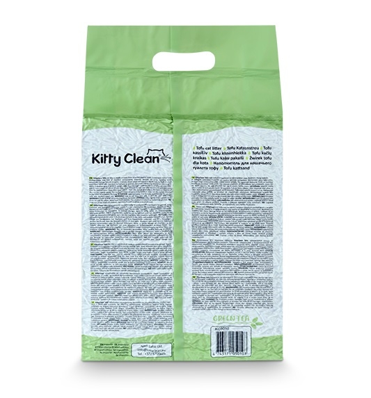 Kitty Clean Tofu kraikas katėms, žaliosios arbatos kvapo, 2,5 kg -  3