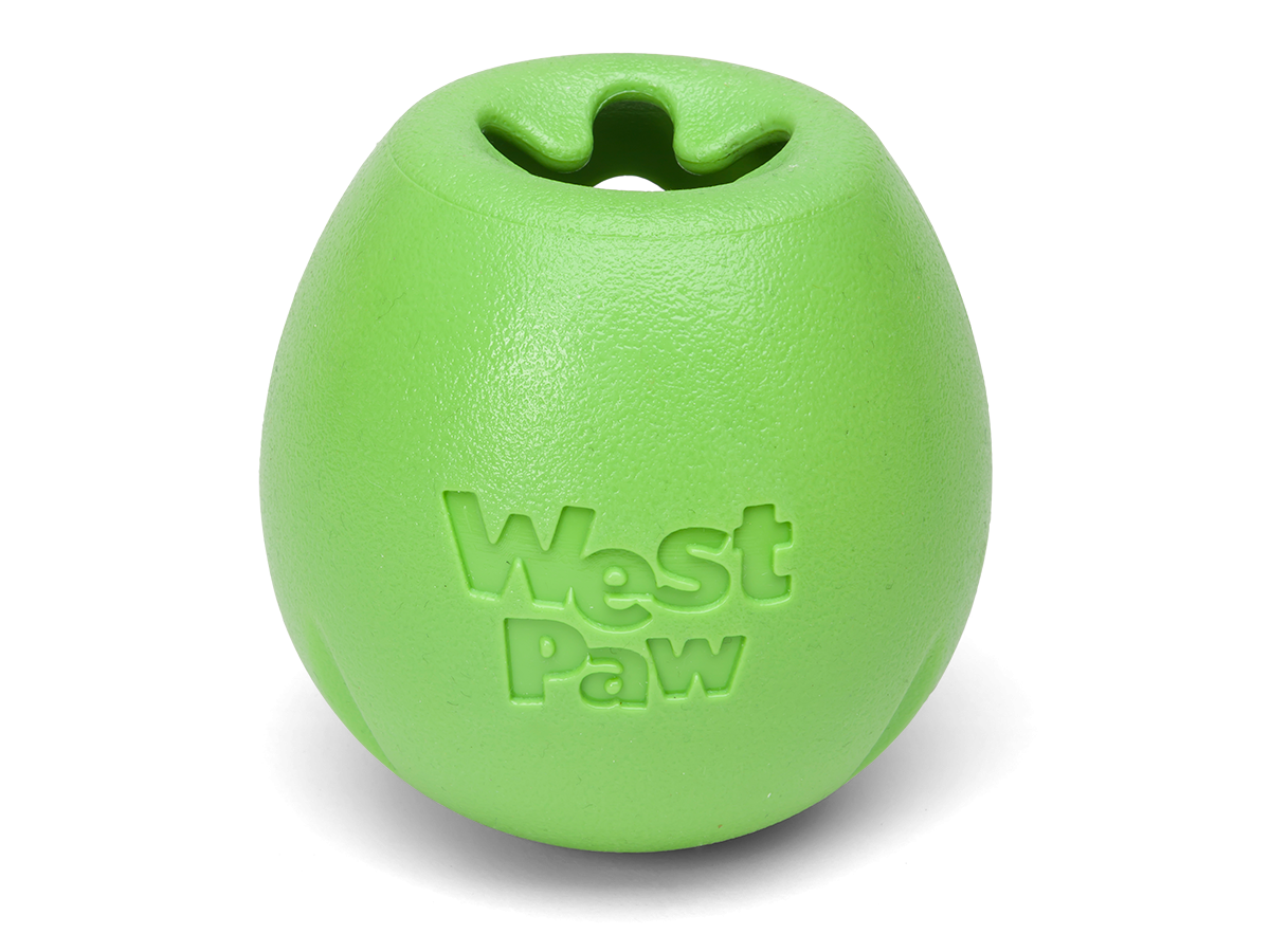 West Paw Echo Rumbl žaislas šunims 10 cm, žalias -  2