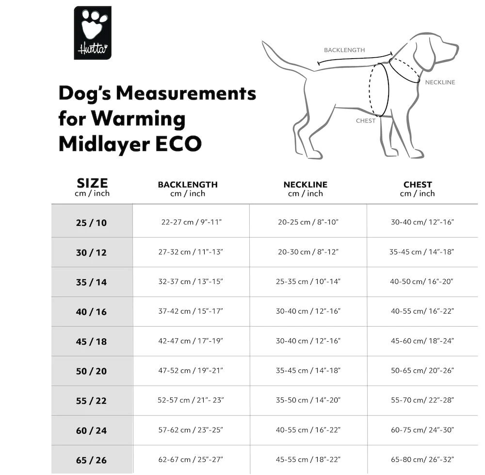 Hurtta Midlayer ECO šildanti striukė šunims, 30 cm, pilka -  2