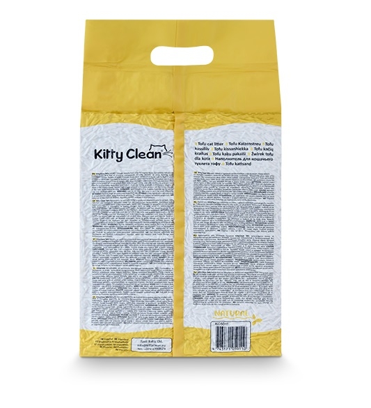 Kitty Clean Tofu kraikas katėms, natūralaus kvapo, 2,5 kg -  3