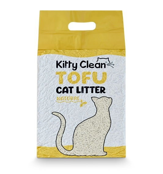 Kitty Clean Tofu kraikas katėms, natūralaus kvapo, 2,5 kg -  2