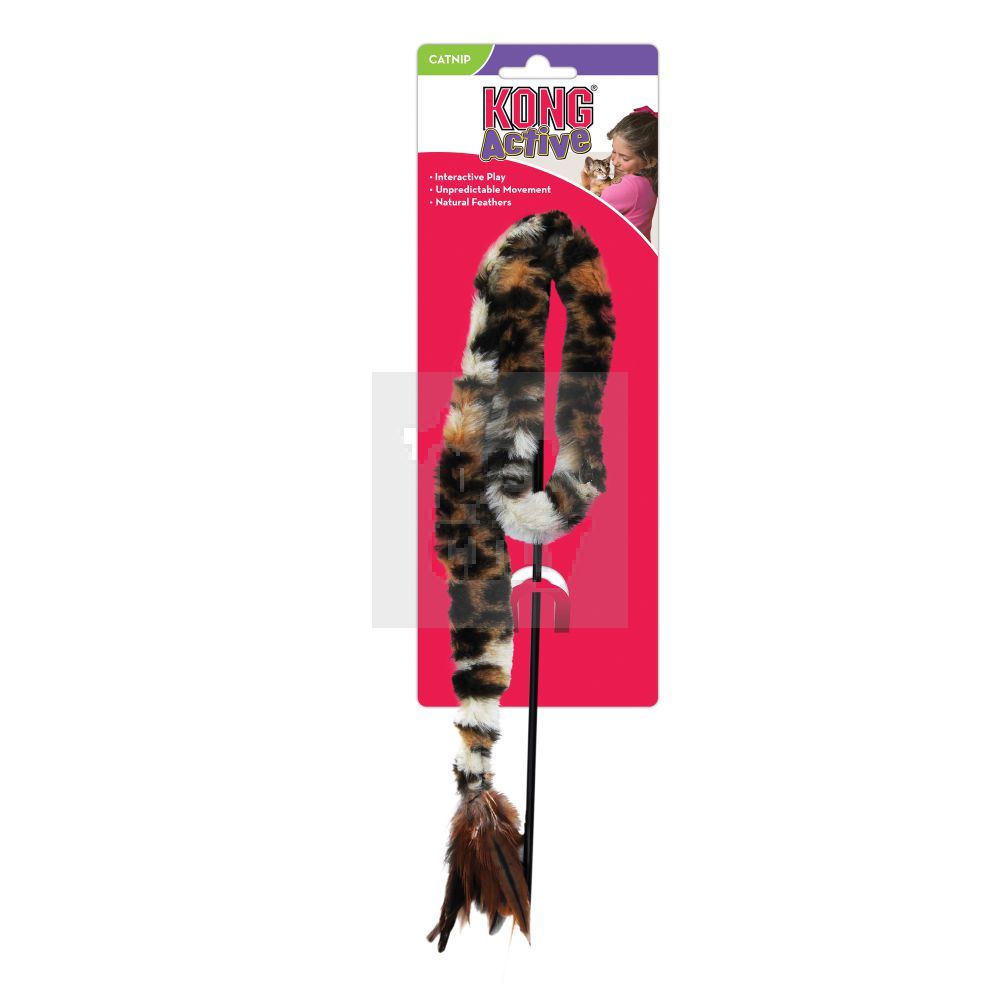 KONG Teaser Swizzle Bir Teaser žaislas katėms, 35 cm, įv. spalvų -  3