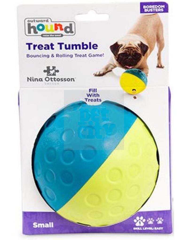 Nina Ottoson Treat Tumble žaislas-skanėstų kamuolys, 10,5cm, mėlynas