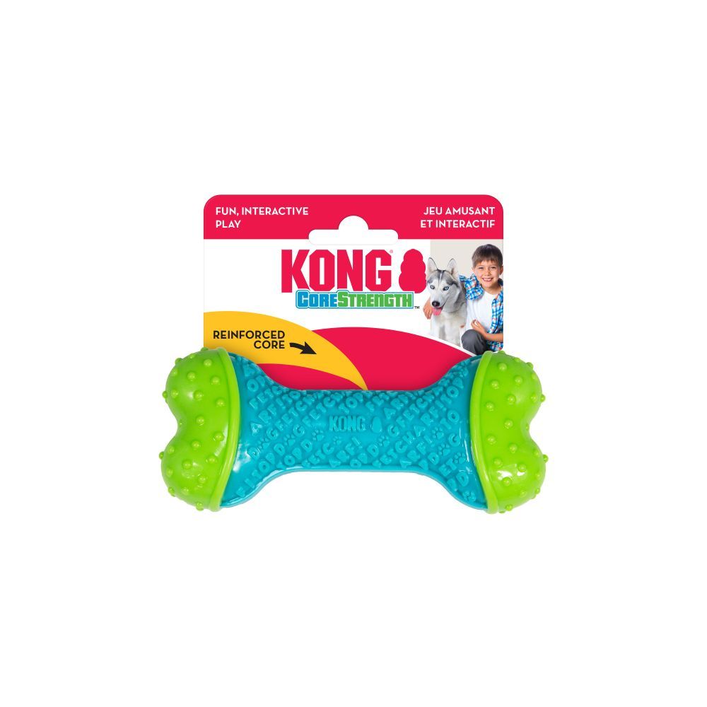 KONG CoreStrength Bone guminis kaulas šunims, M-L dydžio -  3