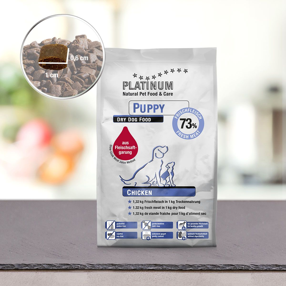 Platinum Puppy sausas maistas šuniukams su vištiena, 1,5 kg -  2