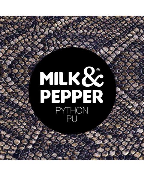 Milk&Pepper antkaklis Python, 2x40cm, juodas -  3