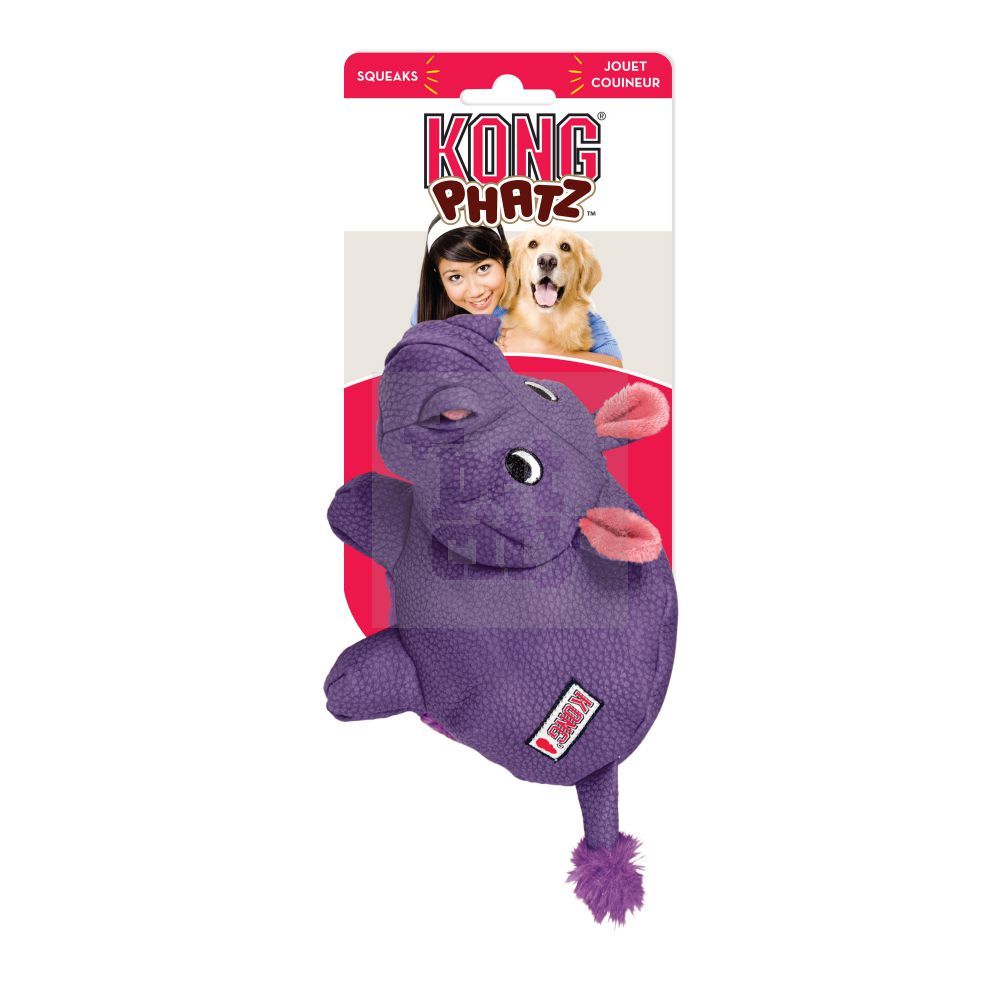 KONG Phatz Hippo žaislas begemotas, M dydžio, 22 cm -  3