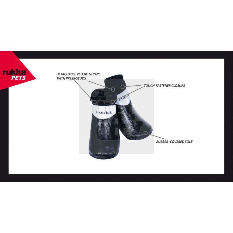Rukka Rubber Socks guminės kojinės, 2 dydis, 4 vnt. -  3