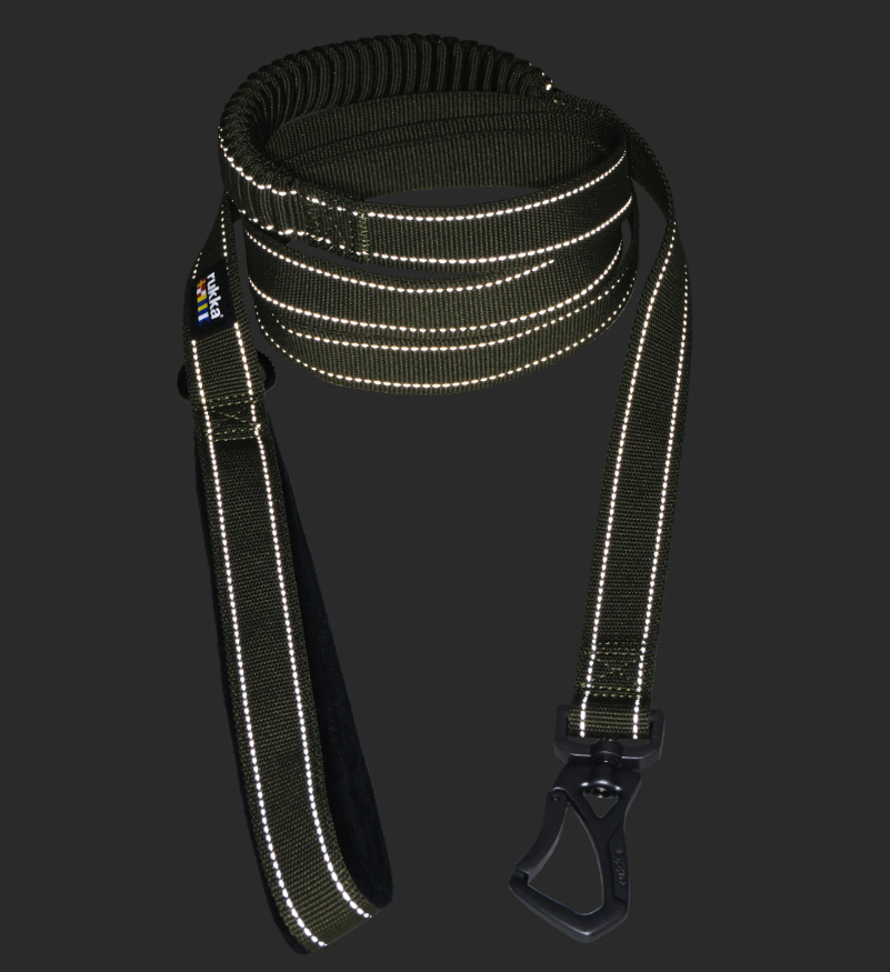 RUKKA BLISS ANTI-SHOCK PAVADĖLIS, M, 20MM/200CM, KAREIVIŠKA ŽALIA -  2