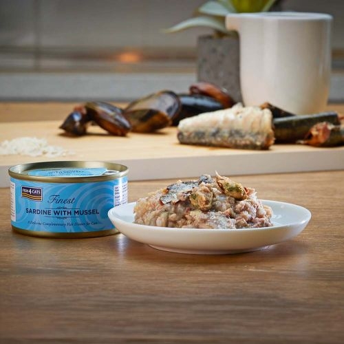 Fish4Cats konservai su sardinėmis ir midijomis, 70g -  3