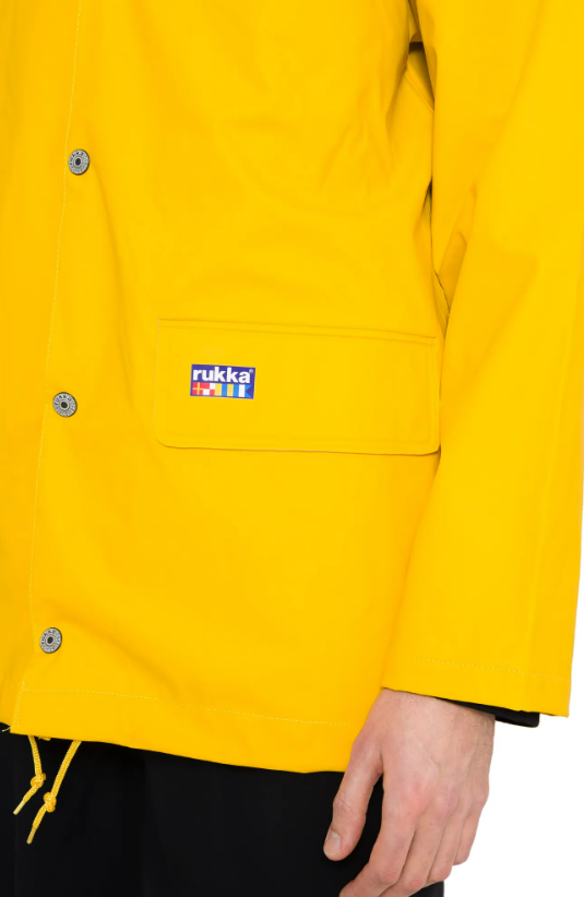 Rukka Unisex Lehmus lietpaltis, L dydis, geltonas -  2