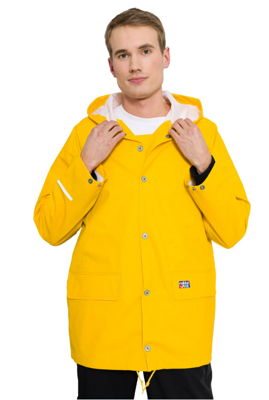 Rukka Unisex Lehmus lietpaltis, L dydis, geltonas -  3