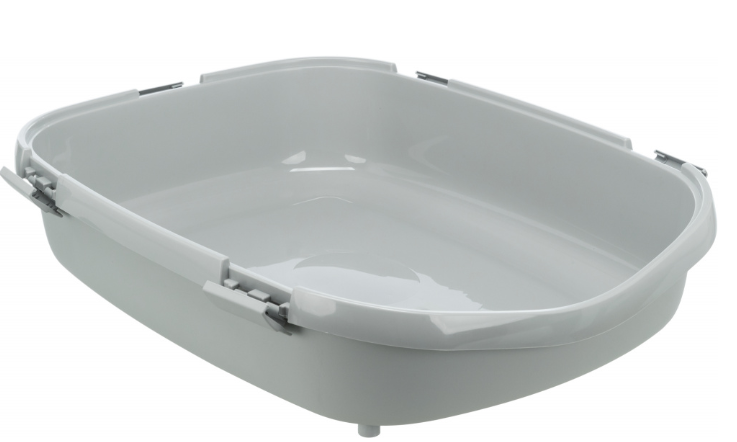 Stefanplast S.Queen tualetas katėms, 55x71x46,5cm balta/pilka spalva -  2