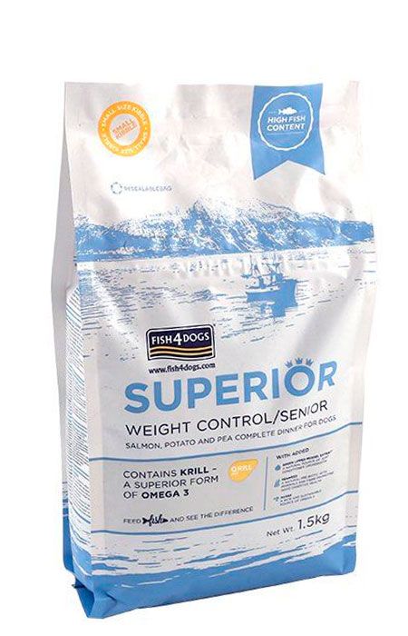 Fish4Dogs Superior Weight sausas šunų maistas, 1,5 kg -  2