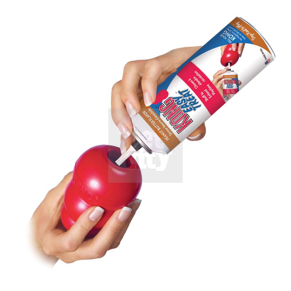 KONG Classic skanėstais užpildomas žaislas, M dydžio, 8,5cm -  3