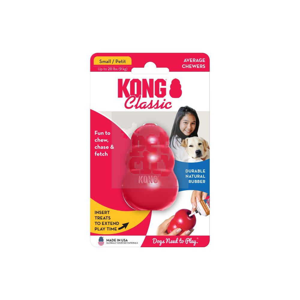 KONG Classic skanėstais užpildomas žaislas, S dydžio, 7 cm -  2