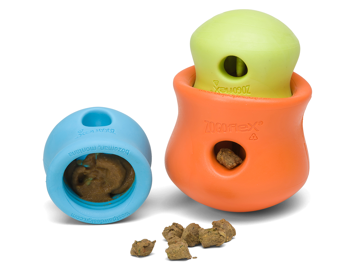 West Paw Toppl guminis žaislas, 9 cm, oranžinis