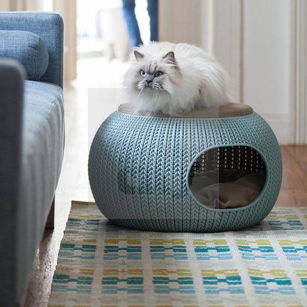 Beeztees Cozy Pet Home guolis, 55cm, melsvas