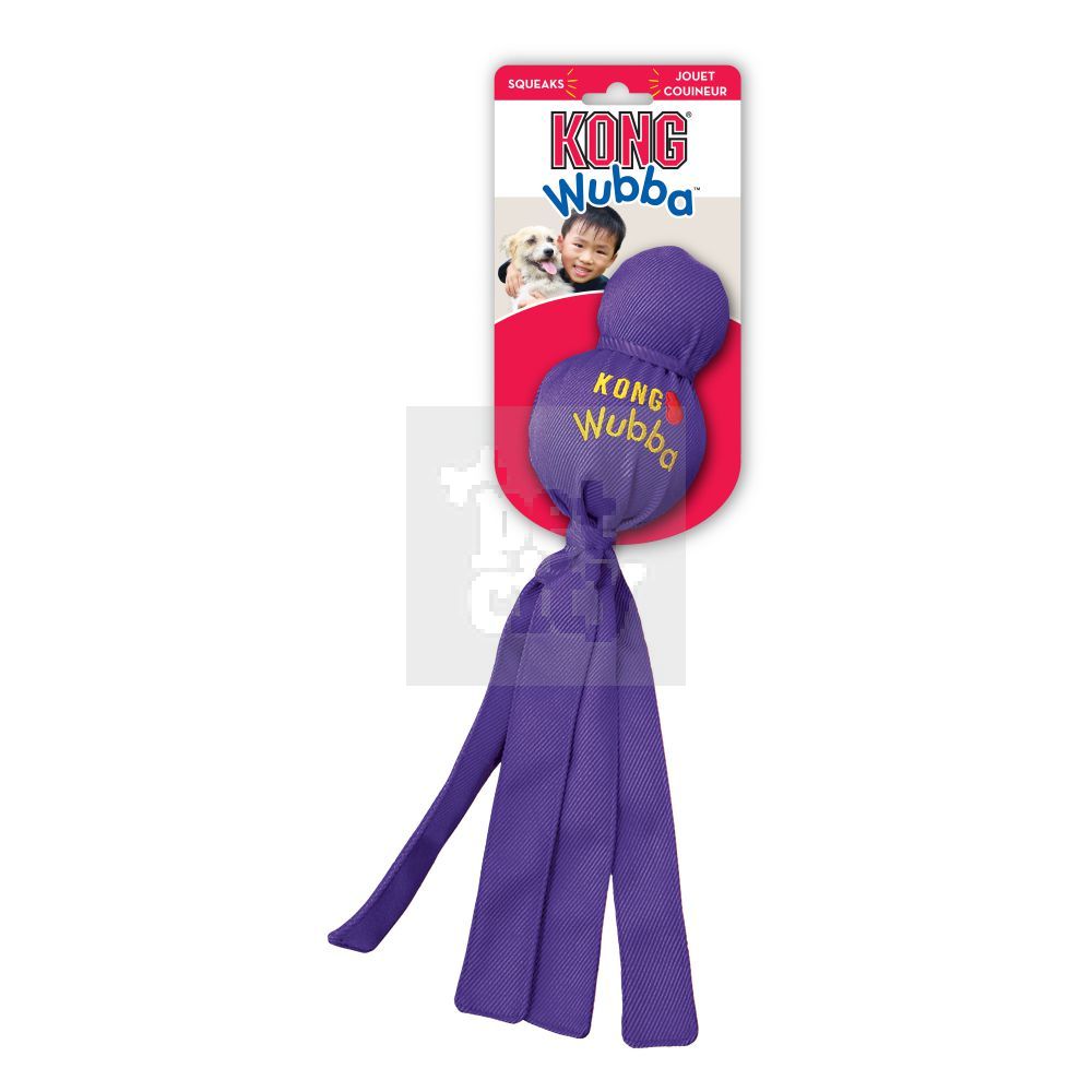 KONG Wubba žaislas šunims, L dydžio, įv. spalvų -  4