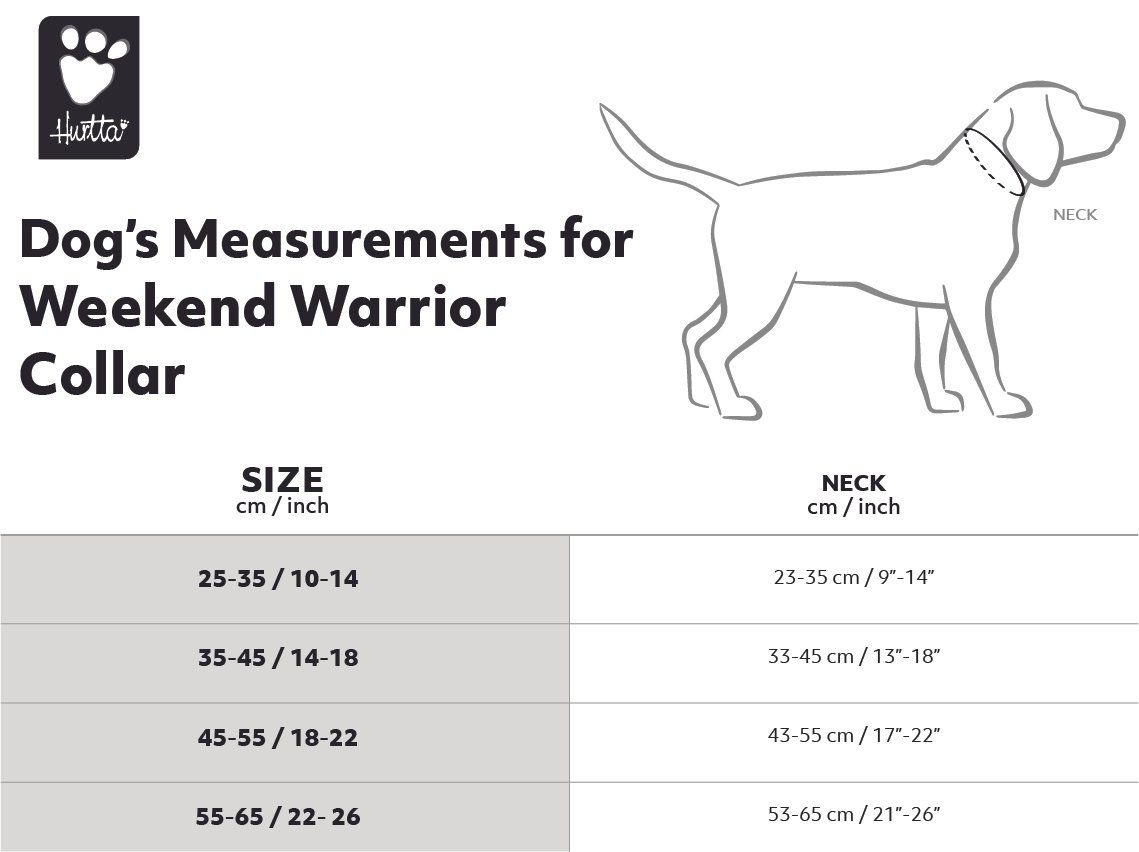 Hurtta Weekend Warrior ECO antkaklis, 45-55 cm, raudonas -  2