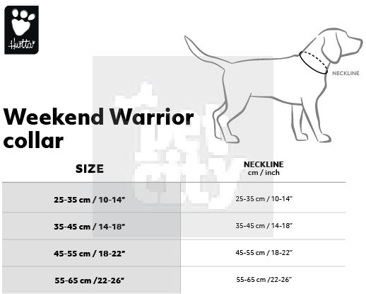 Hurtta Weekend Warrior ECO antkaklis, 25-35 cm, žalias -  2