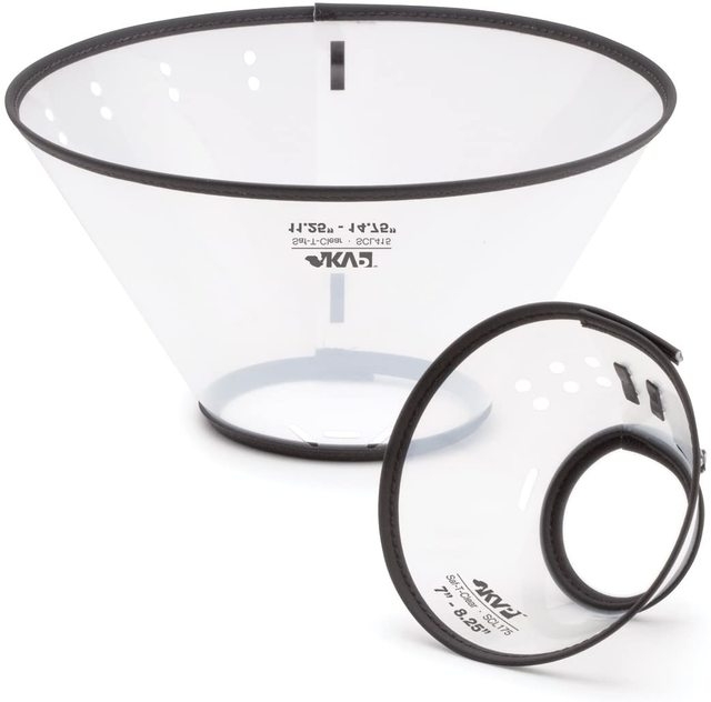 KVP plastikinė apykaklė šunims/katėms, reguliuojama, 12.5cm -  2