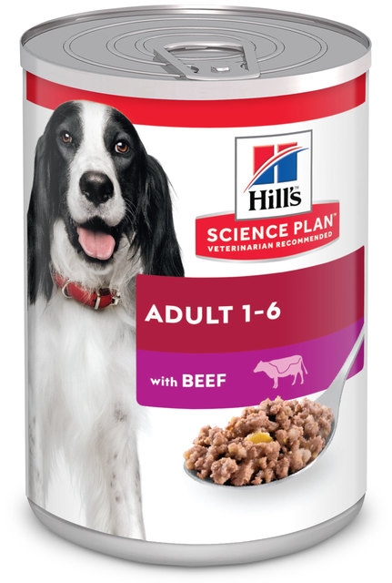 Hill's Science Plan Adult konservai šunims su jautiena, 370 g -  2