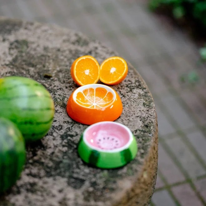 L&B JuicyVibes dubenėlis katėms, oranžinis -  4