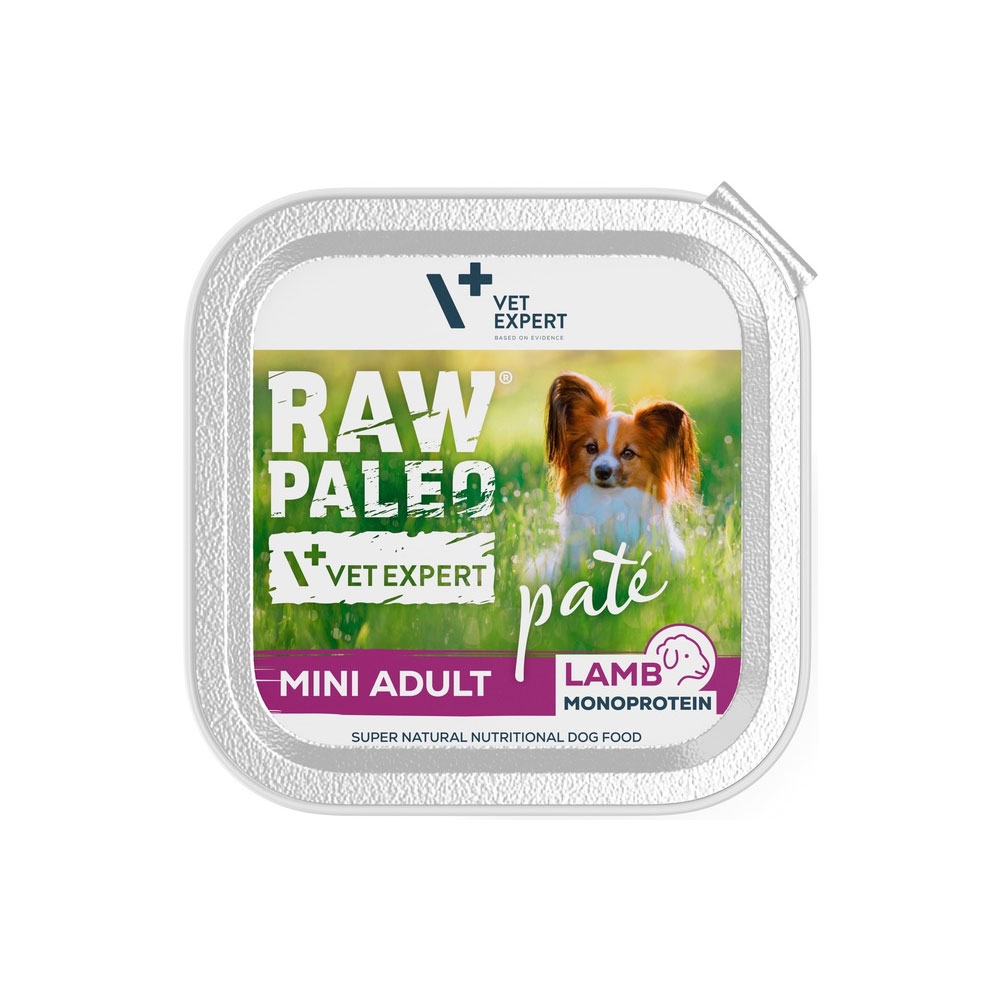 Raw Paleo Pate Mini Adult paštetas šunims su ėriena, 150 g -  2