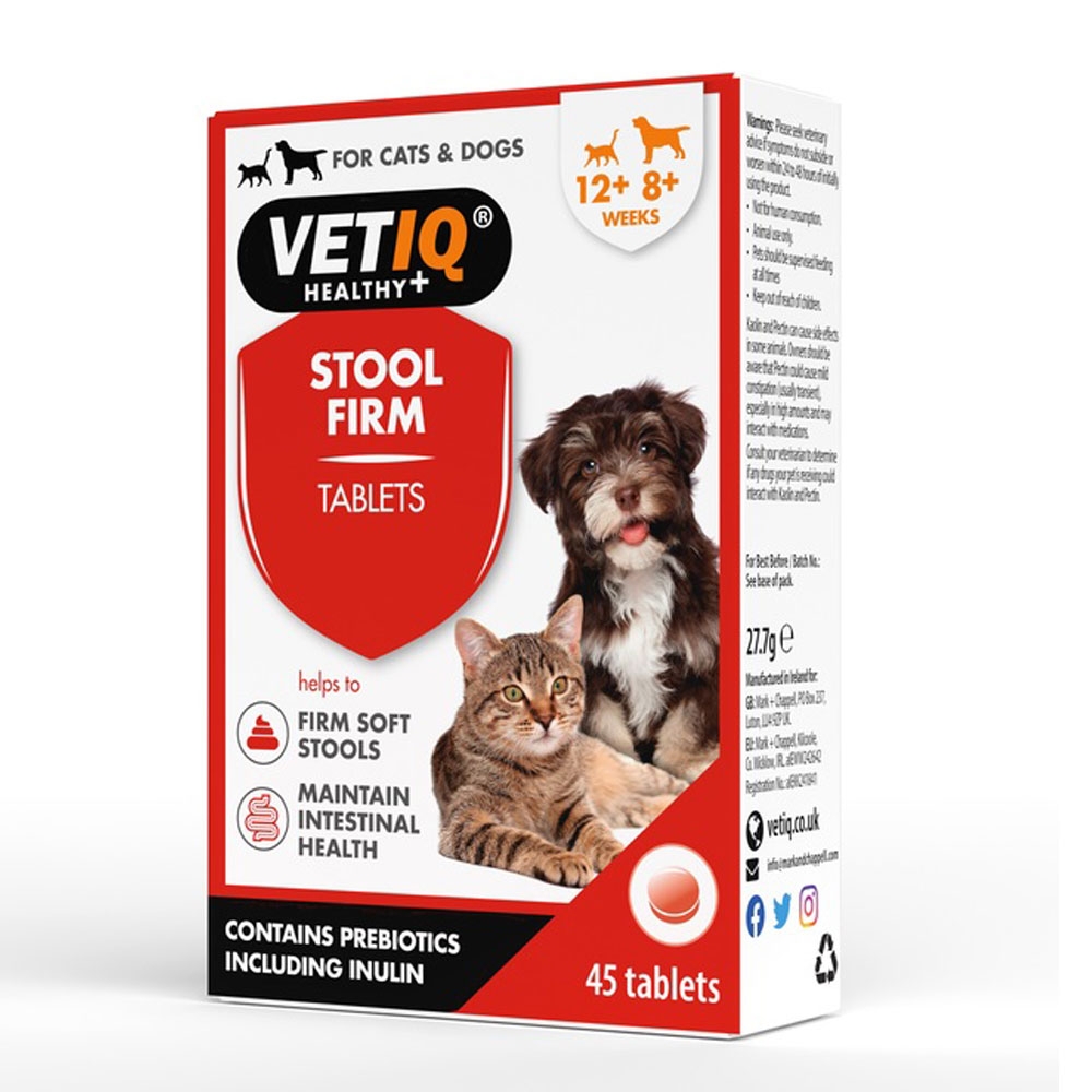 VETIQ Stool Firm papildai šunų žarnyno veiklai, 45 vnt. -  2