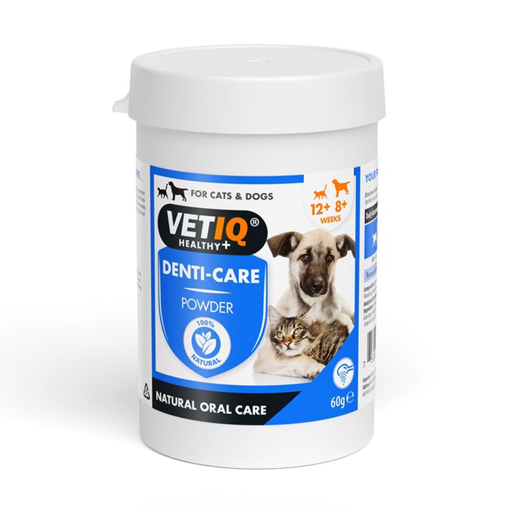 VETIQ Denti-Care dantų priežiūros milteliai, 60 g -  2