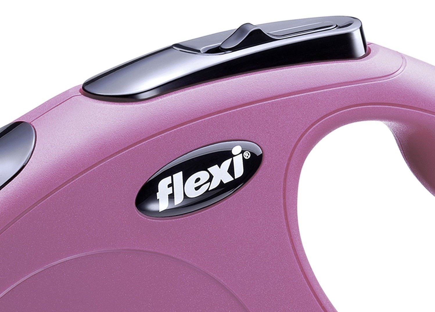 Flexi Classic automatinis virvinis pavadėlis, XS/3 m, rožinis -  3