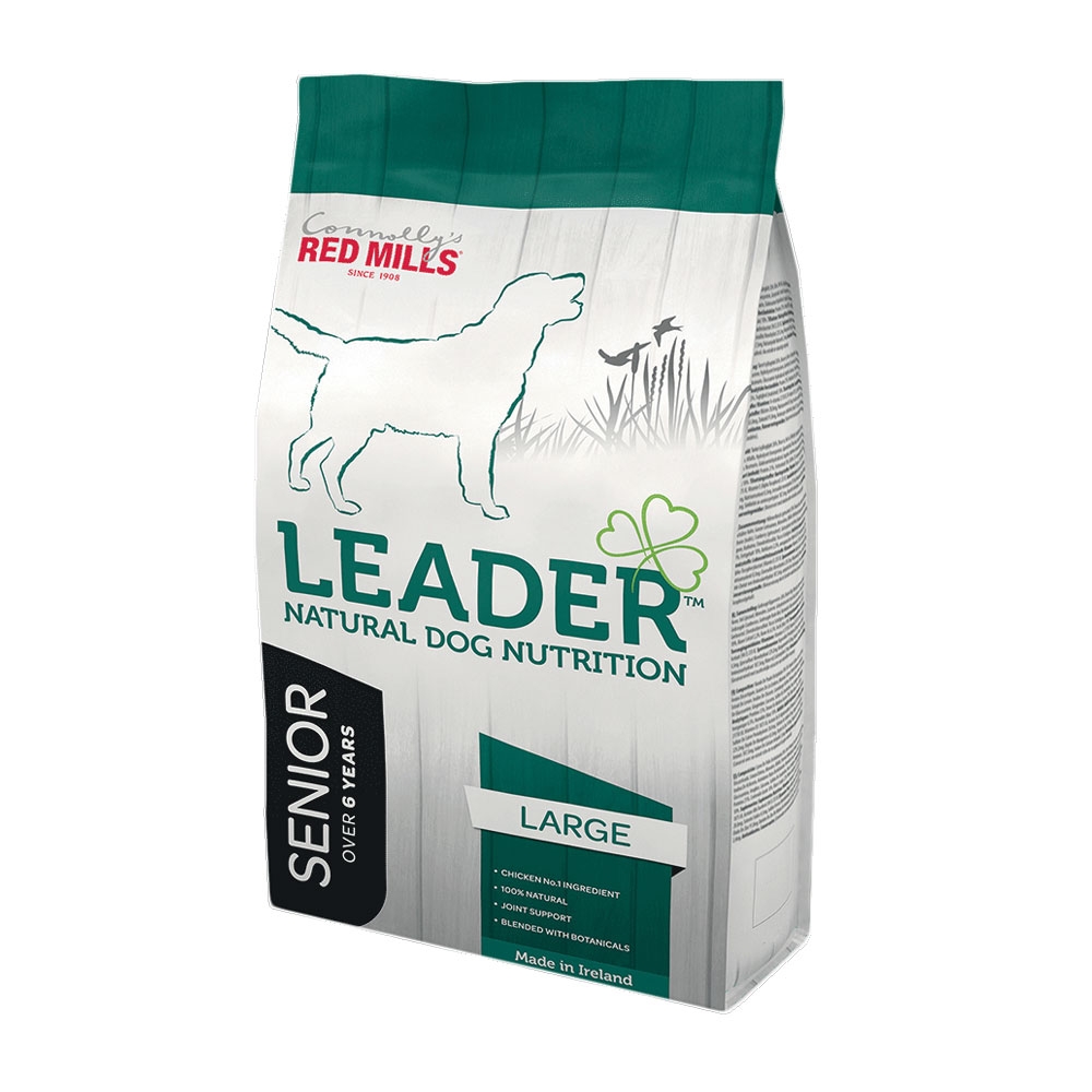 Leader Senior sausas maistas didelių veislių šunims-senjorams, 12 kg -  2