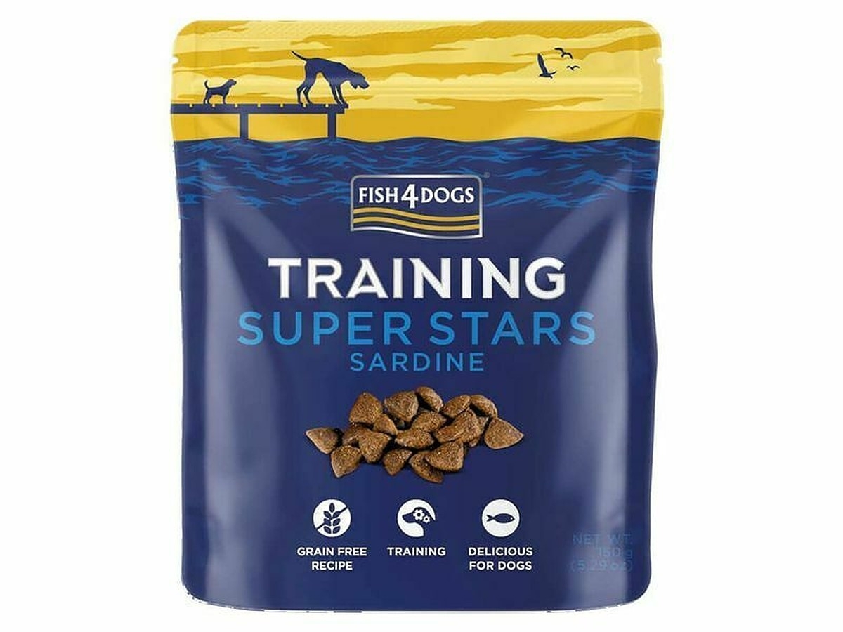Fish4Dogs Super Stars Training skanėstai šunims, 150 g -  2