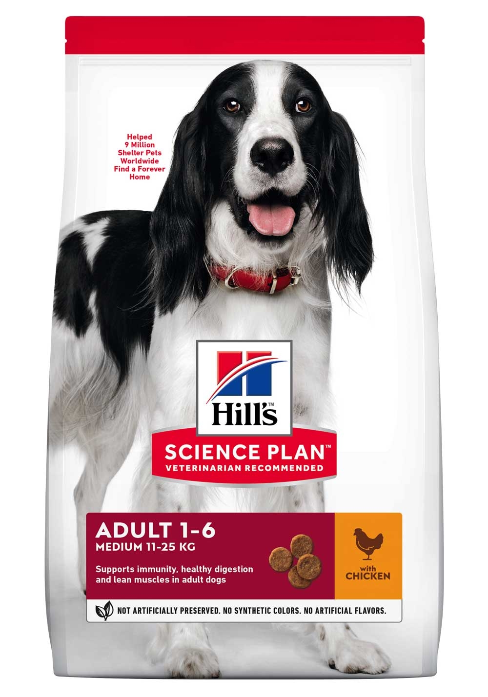 Hill´s Science Plan Adult Medium maistas šunims su višt. 14kg -  6