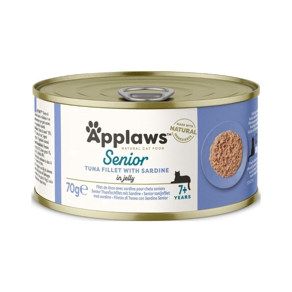 Applaws Senior konservai katėms senjorėms su tunu ir sardinėmis, 70 g -  2
