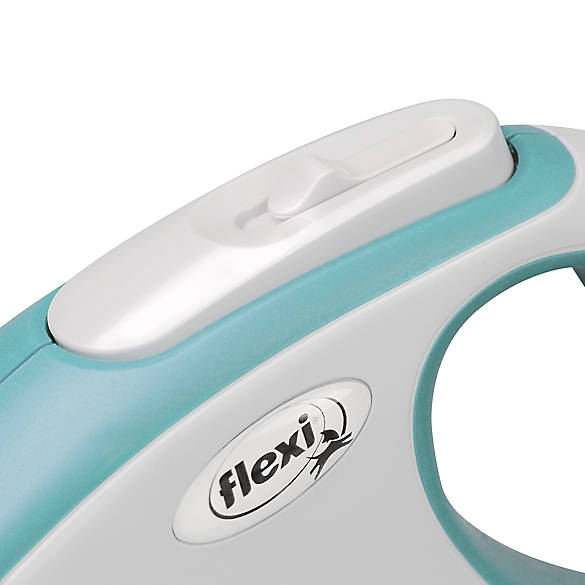 Flexi New Comfort automatinis juostinis pavadėlis, M/5 m, žydras -  2
