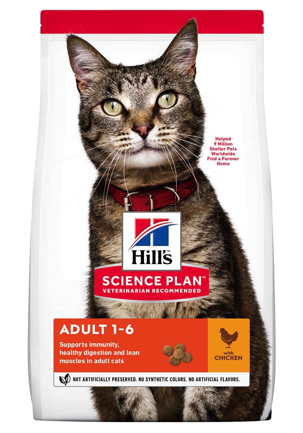 Hill´s Science Plan Adult maistas katėms su višt. 1,5kg -  6