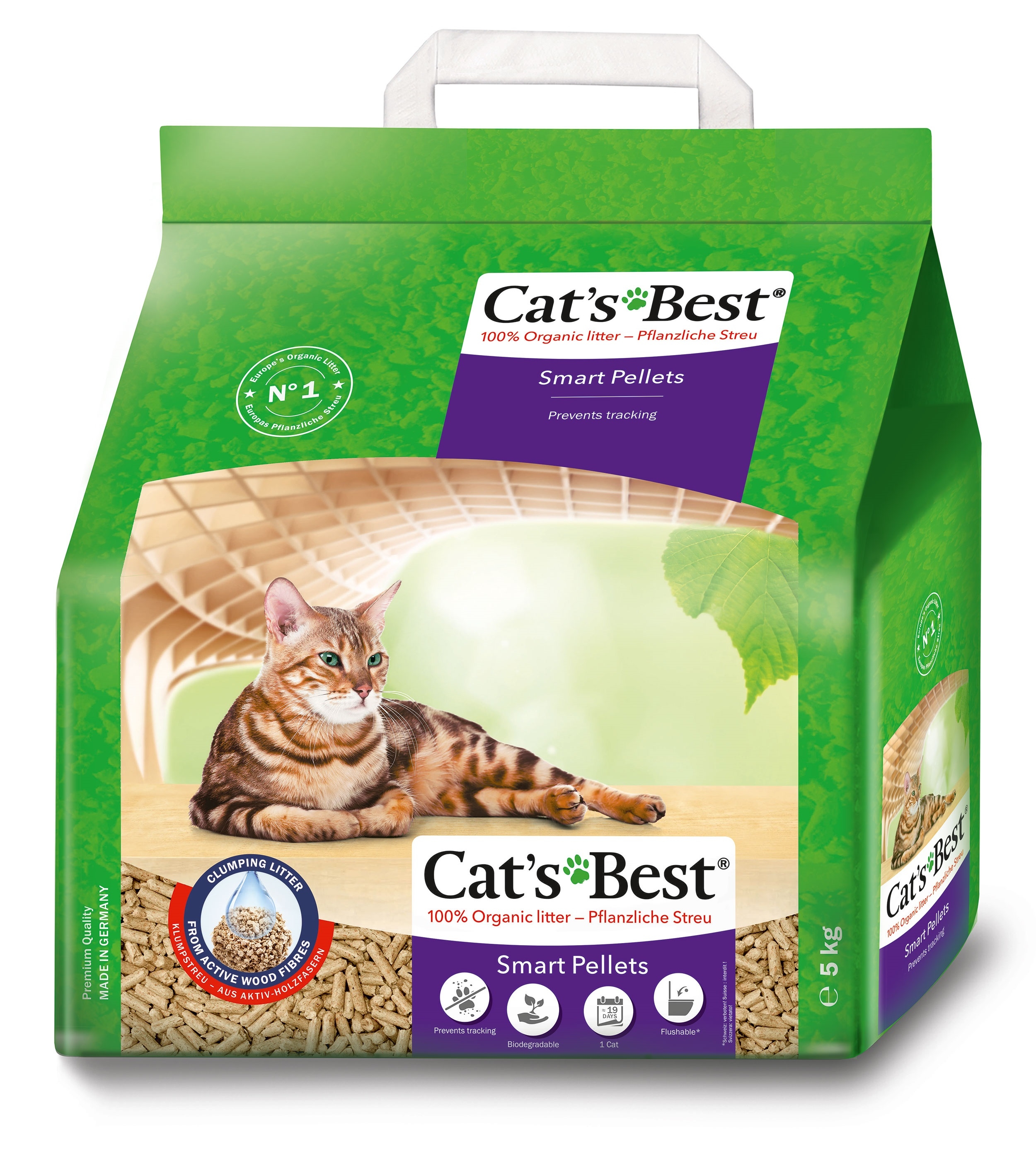 Cat's Best Smart Pellets kraikas katėms, 10 L, 5 kg -  6