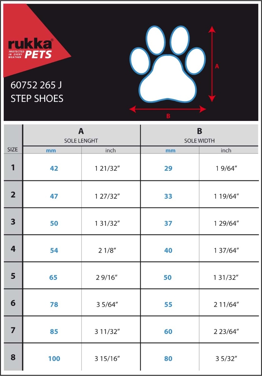 Rukka Step batai, 3 dydis, juodi, 4vnt. -  2