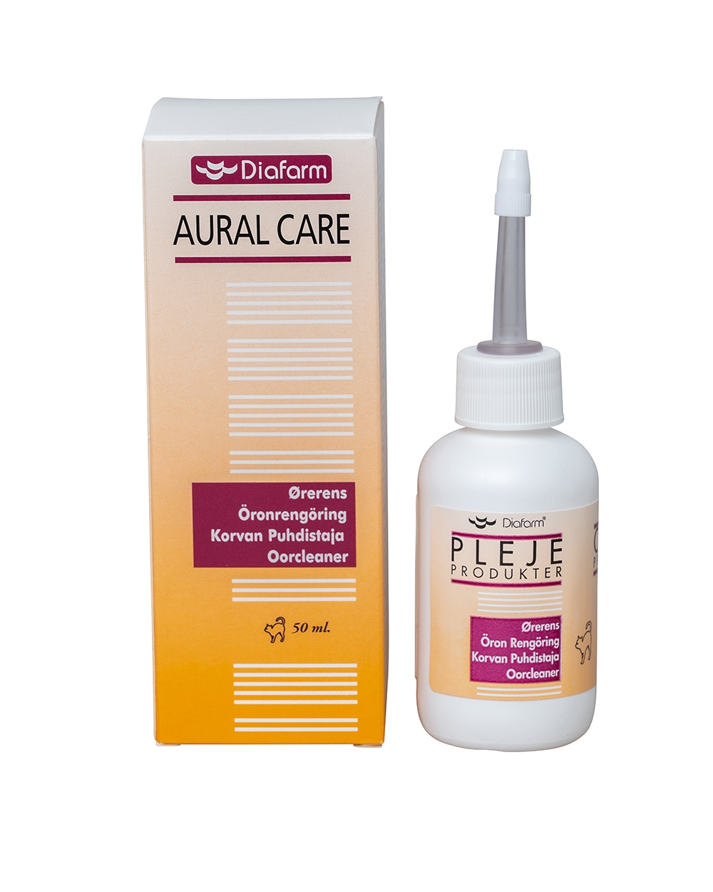 Diafarm ausų valiklis katėms, 50ml -  2