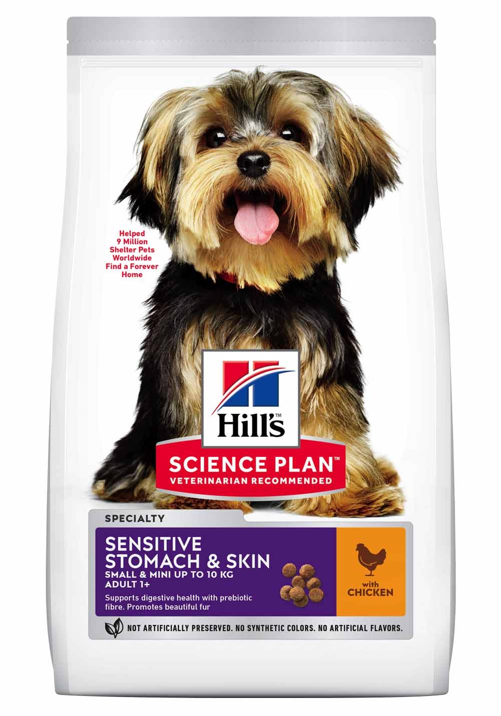 Hill´s Science Plan Adult Small&Mini Sensitive Stomach&Skin, 1,5kg -  6