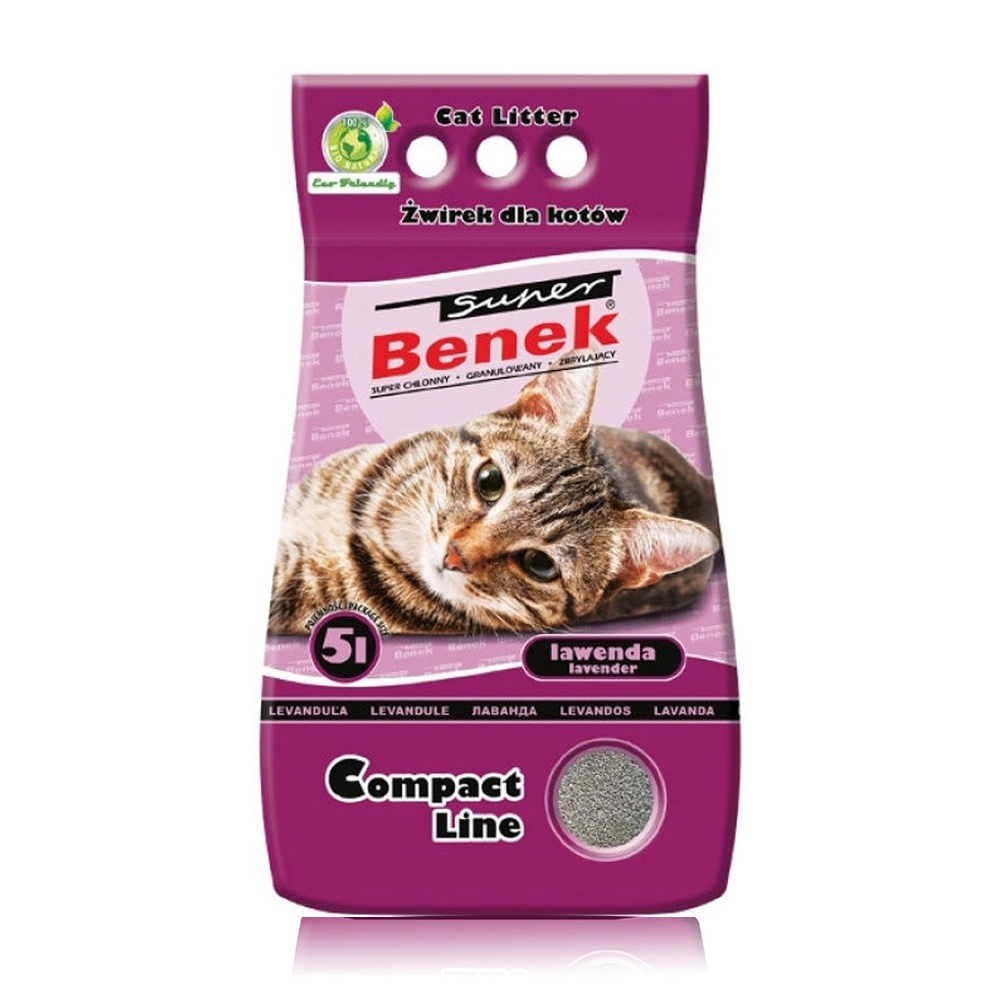 Certech Benek Compact levandų kvapo kraikas, 5 L -  2