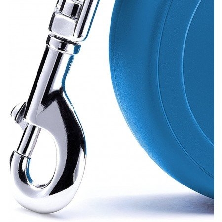 Flexi New Comfort automatinis juostinis pavadėlis, L/5 m, mėlynas -  4