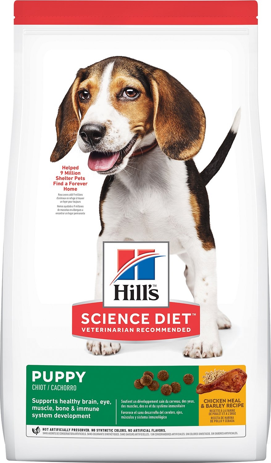 Hill´s Science Plan Puppy Medium Chicken sausas maistas su višt. 2,5kg -  2