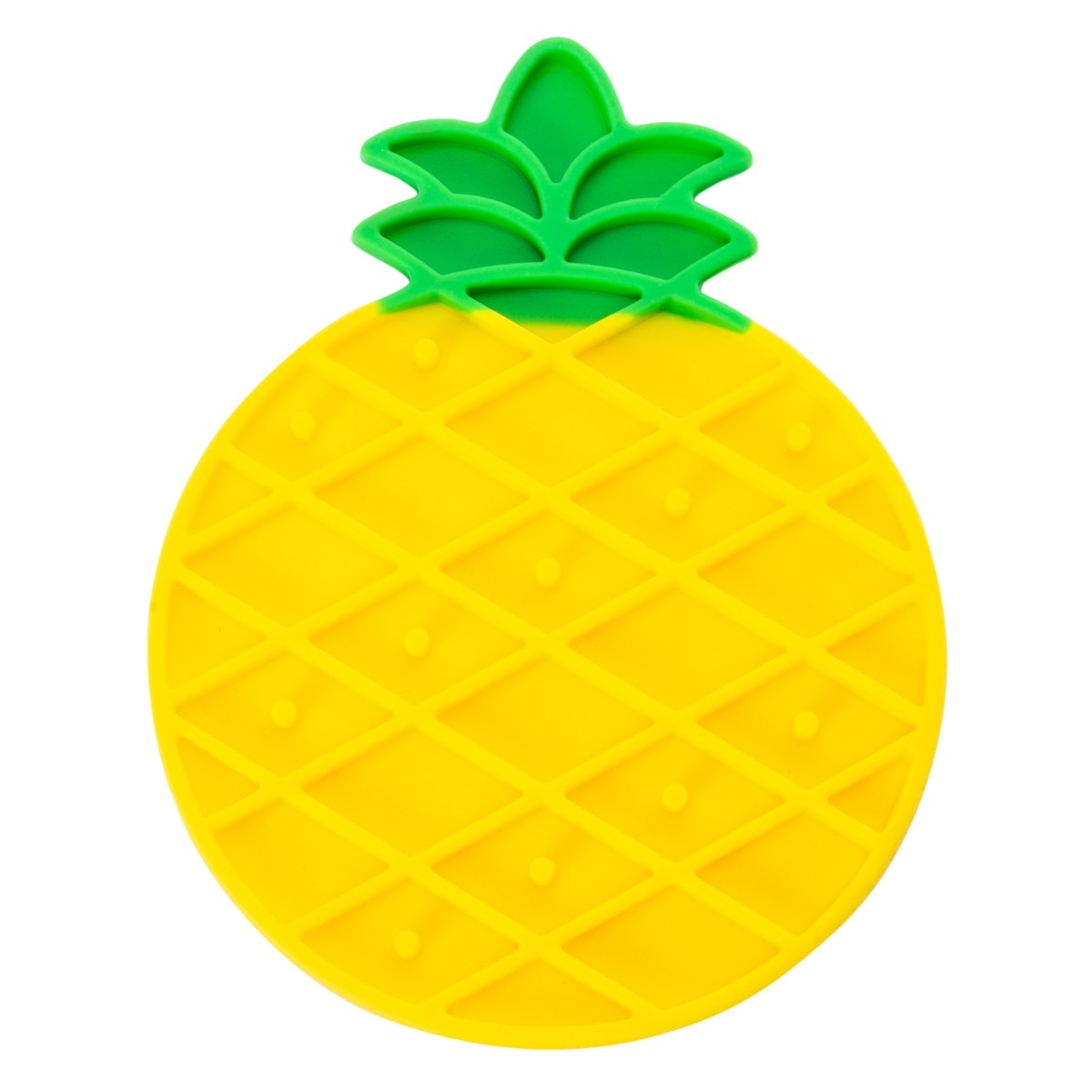 Beeztees Pineapple laižymo kilimėlis, geltonas, 30x20x3 cm -  3