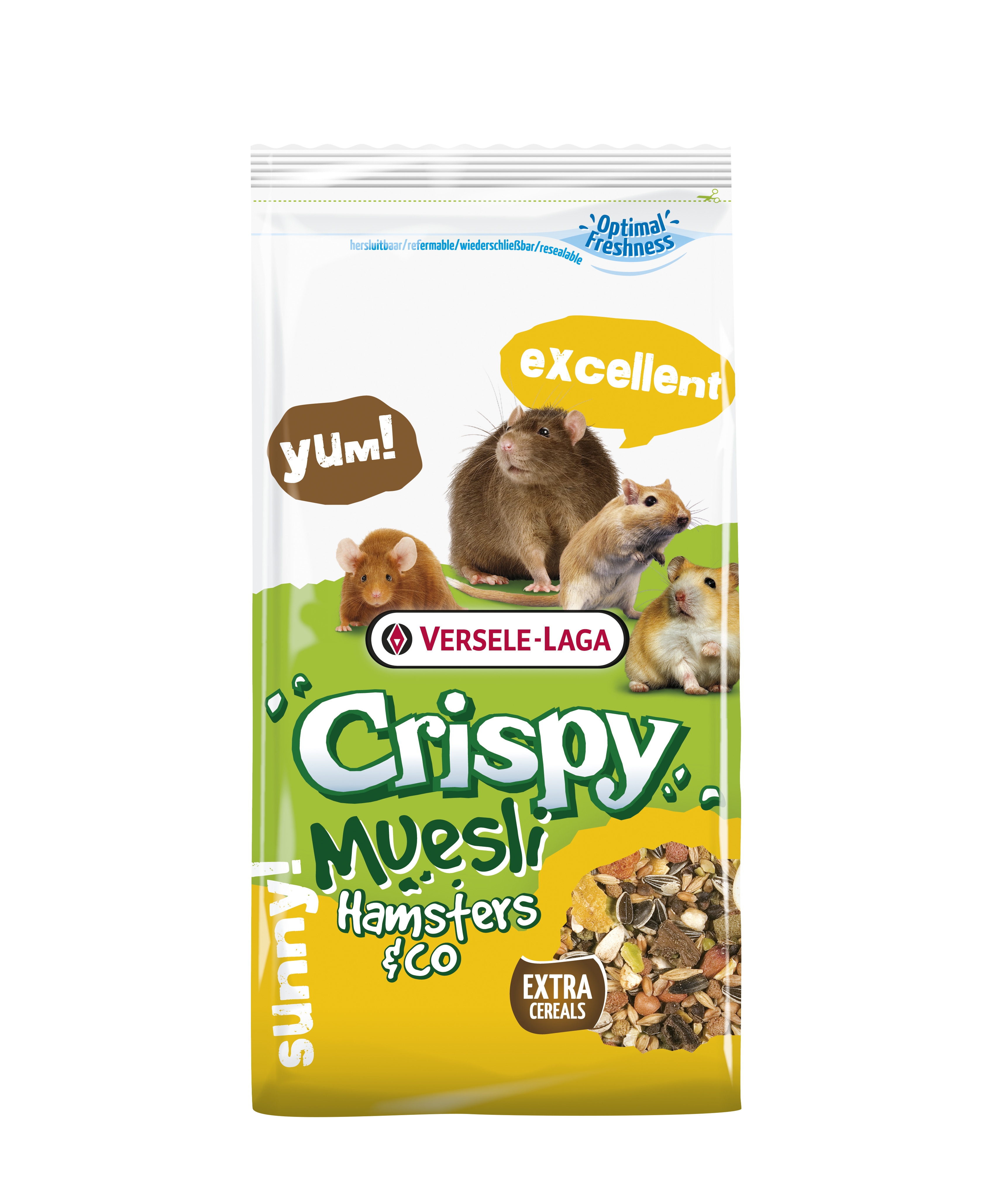 Versele-Laga Crispy Muesli maistas žiurkėnams, 400 g -  2
